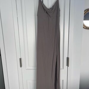 Aritzia Meridian Ribbed Knit Dress Medium
